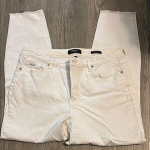 Nine West White Ankle Jeans